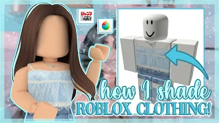 How I shade ROBLOX CLOTHING! (using medibang/jump paint) || Ce1este ✶