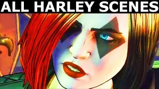 All Harley Quinn Scenes - Villain Joker Path - BATMAN Season 2 The Enemy Within Episode 5