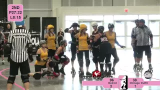 Detroit Derby Girls vs The Chicago Outfit - 2012 North Region Playoffs Game 8