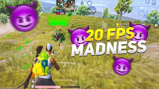 20 Fps Madness🚀 Monster Player  • Bgmi MONTAGE • Low End Device Boom Baam💥