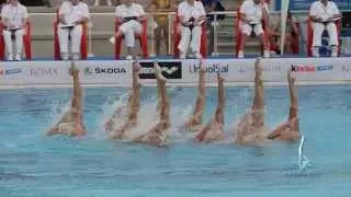 Mediterranean Synchronized Swimming Cup Comen 2015 Combo Libre España