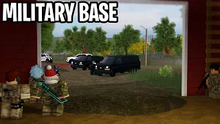 Criminals INVADE Military base!! | Liberty County Roleplay (Roblox)