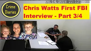 Chris Watts first interview day after family is murdered - August 14th, 2018 - Part 3/4.