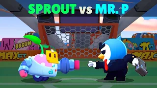 SPROUT vs MR. P | 15 Tests | Best Thrower in Brawl Stars?