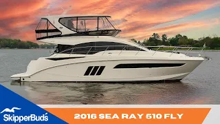 2016 Sea Ray 510 Fly Yacht Tour SkipperBud's