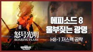 【Arknights】 Episode 8: Roaring Flare H8-1 Low Rarity Clear Guide with Silver Ash