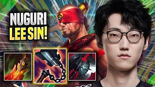 NUGURI SHOWTIME WITH LEE SIN! - Nuguri Plays Lee Sin TOP vs Sett! | Season 2022