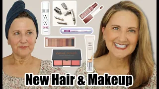 Getting Ready Using New Hair & Makeup / Over 50 Beauty