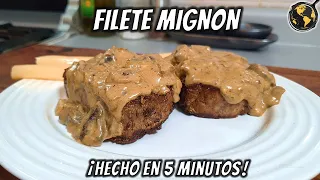 Como hacer Filete Mignon al Sartén en 5 minutos! | Cocina Universal