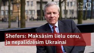 Bijušais NATO vadītājs: Maksāsim lielu cenu, ja nepalīdzēsim Ukrainai