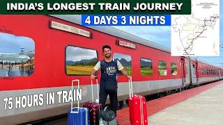 Journey in India's Longest Running VIVEK Express | 4 days 75hrs  Train journey