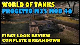 World of Tanks Progetto M35 mod 46 Review | Italian Tier 8 Premium | First Look