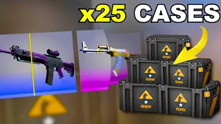 I opened 25 Weapon Cases and this happened... ($1500)