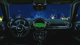 10 hours SOOTHING SOUND OF THE RAIN IN A CAR BY NIGHT ★ Sleep and relaxing with WATER and RAIN NOISE