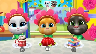 My Talking Tom Friends Funny Food spring update 2024 Gameplay Android ios