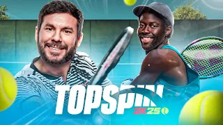 🎮 TOP SPIN 2K25 🎾 - DÉCOUVERTE DU JEU AVEC BRAK !