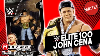 WWE Figure Insider: John Cena - Mattel WWE Elite 100 Wrestling Action Figure! 100th ELITE SET!