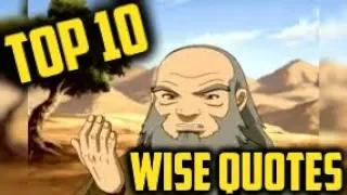 Top 10 Wise Quotes from Avatar: The Last Airbender