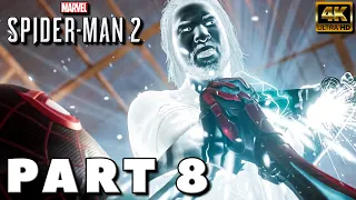 SPIDER-MAN 2 4K PS5 Gameplay Walkthrough PART 8 [4K ULTRA 60FPS] - FULL GAME (No Commentary)