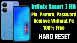 Infinix Smart 7 HD Unlock without pc | Infinix x6516 Factory Reset & Remove Pin/ Password Lock