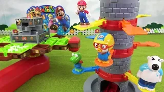 Super Mario Large Maze Game vs Super Mario Balance Tower Game! Rescue Princess!