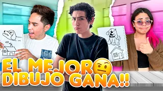 QUIEN LO DIBUJA MEJOR SE LO GANA 😱🖍🎁 | Leo Study