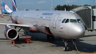 Aeroflot Airbus A321 | Flight from Saint Petersburg to Moscow SVO