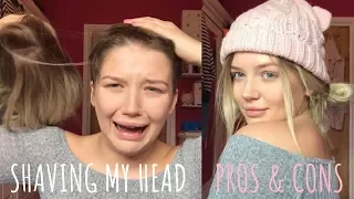 GRWM | PROS & CONS OF SHAVING MY HEAD