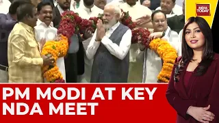 Watch PM Modi Along With The BJP And 37 Allies At Crucial NDA Meet In Delhi | Watch