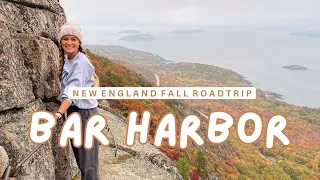 BAR HARBOR, MAINE PART 2: Hiking The Most Dangerous Trail In Acadia - Precipice Trail!