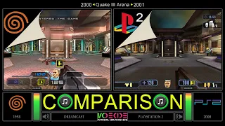 Quake III Arena (Dreamcast vs PlayStation 2) Side by Side Comparison