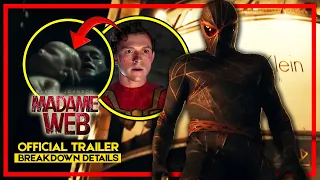 MADAME WEB | OFFICIAL TRAILER - BREAKDOWN DETAILS & EASTER EGGS