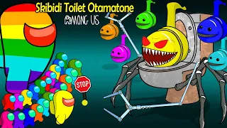 어몽어스 VS Skibidi Toilet Otamatone | AMONG US ANIMATION