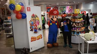 Super Mario RPG Launch Day at Nintendo NY