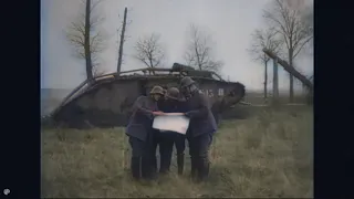 WW1 | Cambrai (1918) | Germany Steals Mark V British Tank | AI Enhanced/Colorized | [1080pHD]