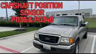 How To Change Camshaft Position Sensor! Ford Ranger V6 3.0 (1998-2011) P1136 P0340