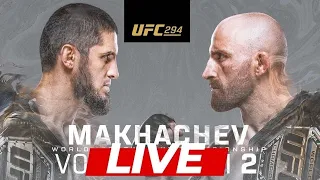 UFC 294: Makhachev vs. Volkanovski 2  | LIVE STREAM