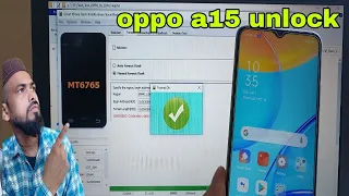 oppo a15 unlock sp tool error fix oppo CPH 2185  UNLOCK PATTERN PASSWORD REMOVE OPPO A15 HARD RESET