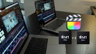 Macbook M1 Max vs M1 Pro FCPX Comparison - How fast do videos export in FCPX?