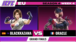 BlackKazama (Asuka) vs. Oracle (Anna) Grand Finals - ICFC EU Tekken 7 Season 4 Week 4