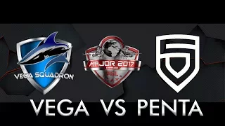 PENTA SPORTS COMEBACK VS VEGA SQUADRON CS:GO PGL Major Kraków 2017 Highlights