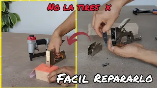 La mejor ENGRAPADORA Rapid facil de reparar/Tapicería.