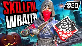 SKILLFUL WRAITH DROPS 20 KILLS WITH HEIRLOOM (Apex Legends Gameplay)