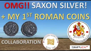 OMG! Saxon Silver | My First Roman Coins! | Collaboration | Metal Detecting UK | Simplex (39)