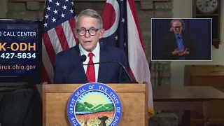 DeWine updates COVID-19 data, and coronavirus cases in Ohio for 10/20/2020