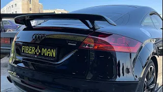 Project Audi TT(08)Carbon fiber spoiler installed |تركيب سبويلر اودي تي تي بعد طول انتظار