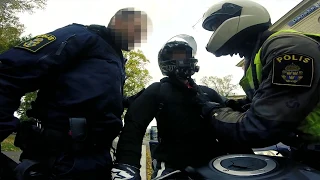 SWEDISH AGGRESSIVE POLICE CAUGHT ME WHEELIE (English subtitles)