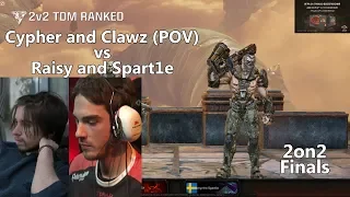 Clawz (pov), Cypher vs Raisy, Spartie (2on2 FINALS) Quake Champions