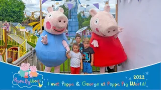 Peppa Pig and George Meet and Greet at Peppa Pig World (July 2022) [4K]