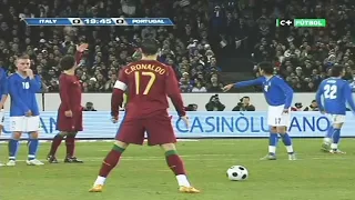 Cristiano Ronaldo, Quaresma & Andrea Pirlo Legendary Show (Italy vs Portugal )